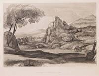 KG 16330
<br/>
Imitations of drawings by Claude Lorrain...: Rivierlandschap (nr. 2)
<br/>
<em>Lewis, Frederick Christian</em>